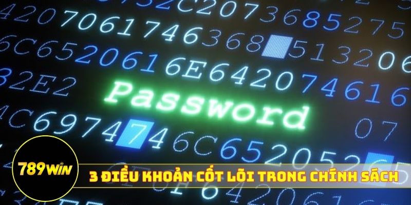 3 điều khoản cốt lõi trong chính sách bảo mật 789WIN