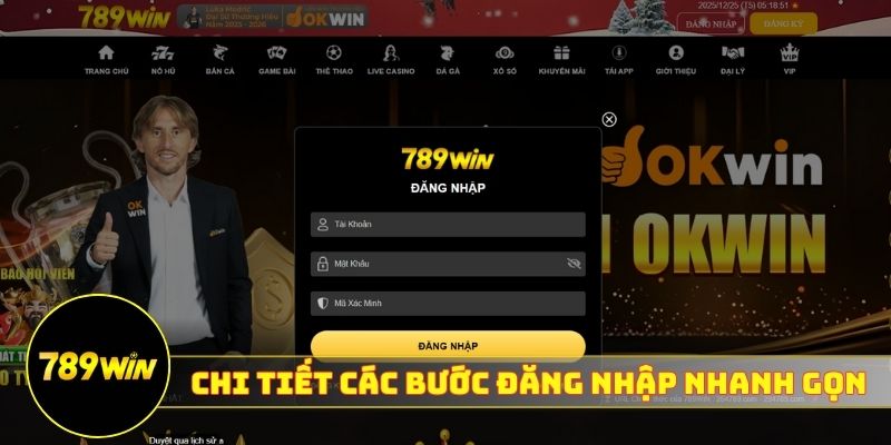 Chi tiết các bước đăng nhập nhanh gọn