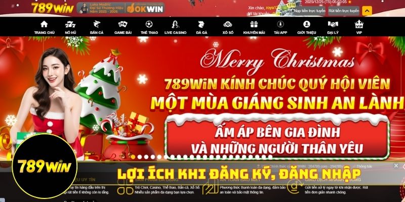 Lợi ích khi đăng ký 789WIN, đăng nhập 789WIN