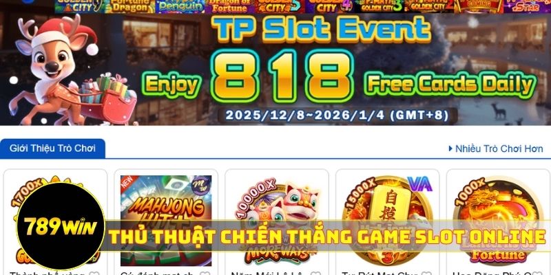 Thủ thuật chiến thắng game slot online